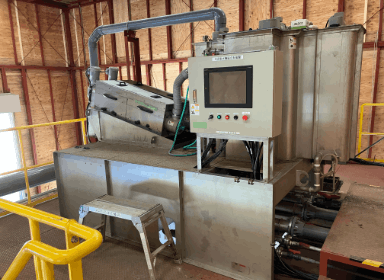 仮設脱水設備　汚泥脱水機